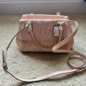 Coach Handbag or Crossbody in Apricot.